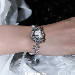 Winter Zircon Diamond Fragment Quartz Watch